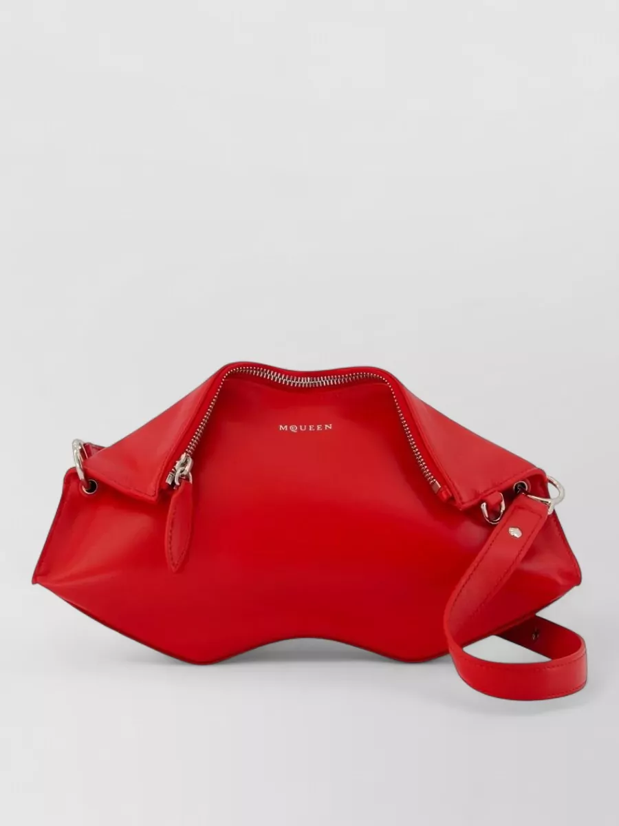 Alexander McQueen leather clutch bag