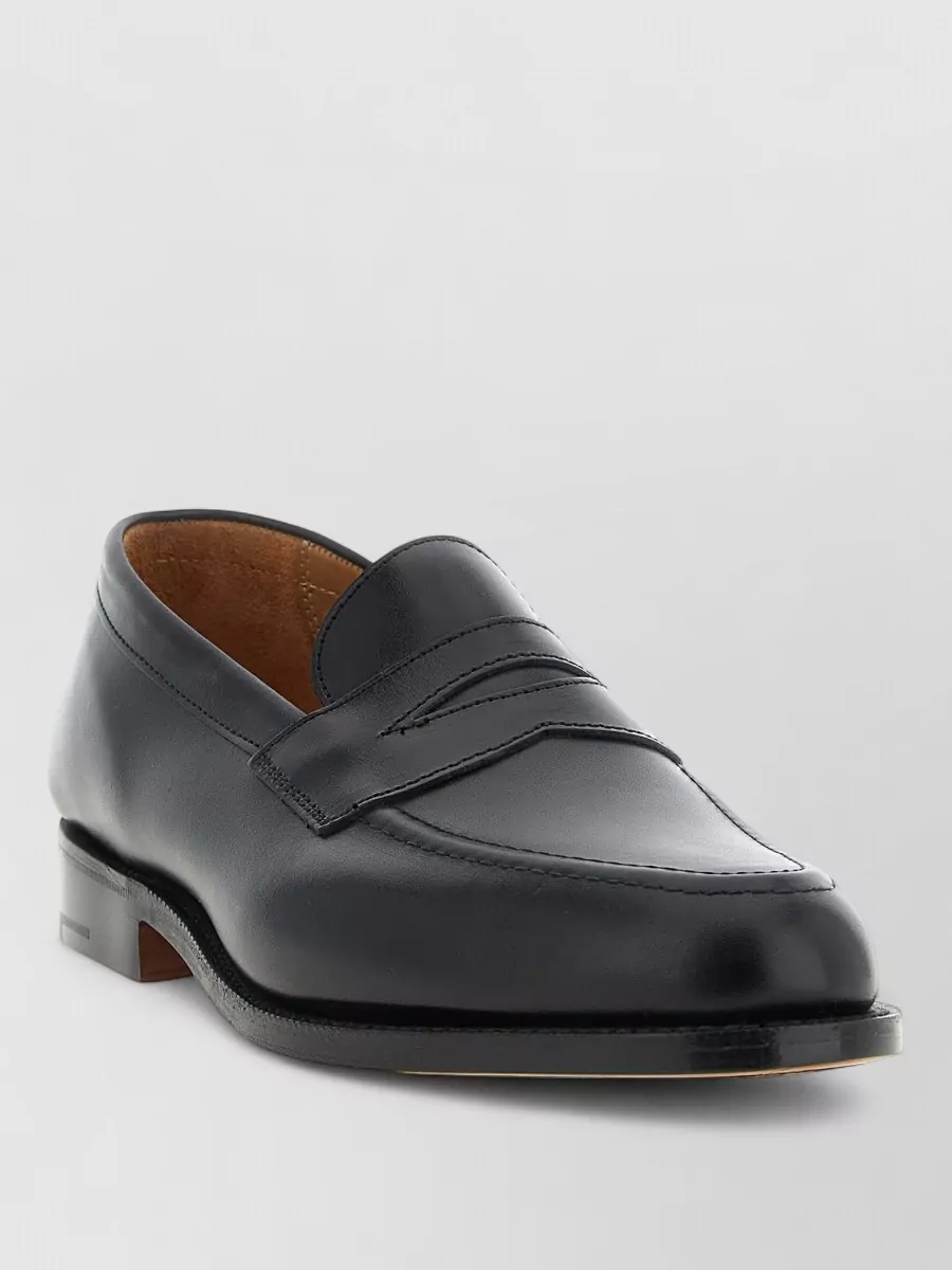 Tricker's leather penny loafers