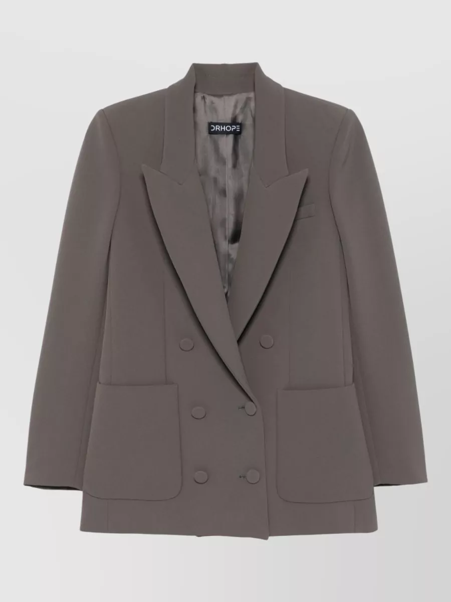 Drhope Oversized Double Breasted Coat