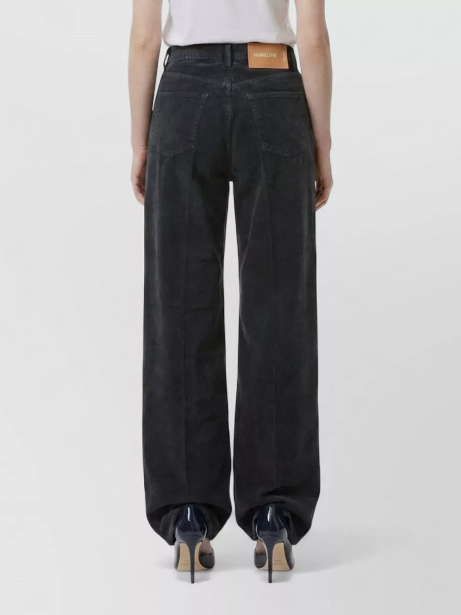 Haikure Corduroy High-Rise Wide-Leg Jeans