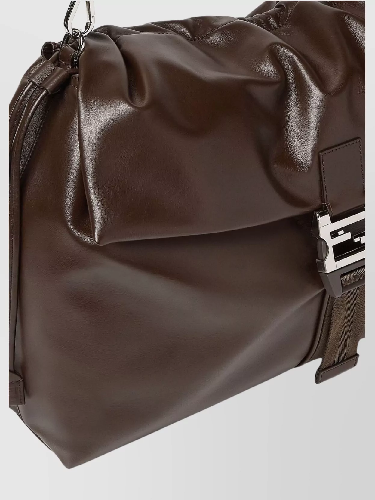 Fendi Structured Shoulder Bag Featuring Adjustable Strap
