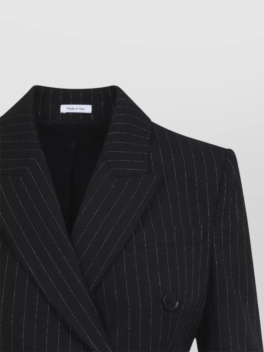 Alexander Mcqueen Wool Pinstriped Double-Breasted Blazer