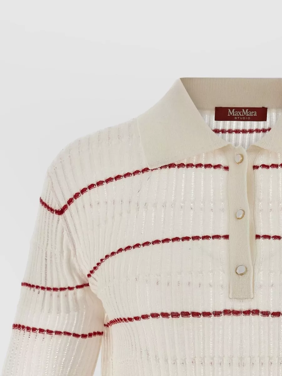 S Max Mara Silk Polo Shirt