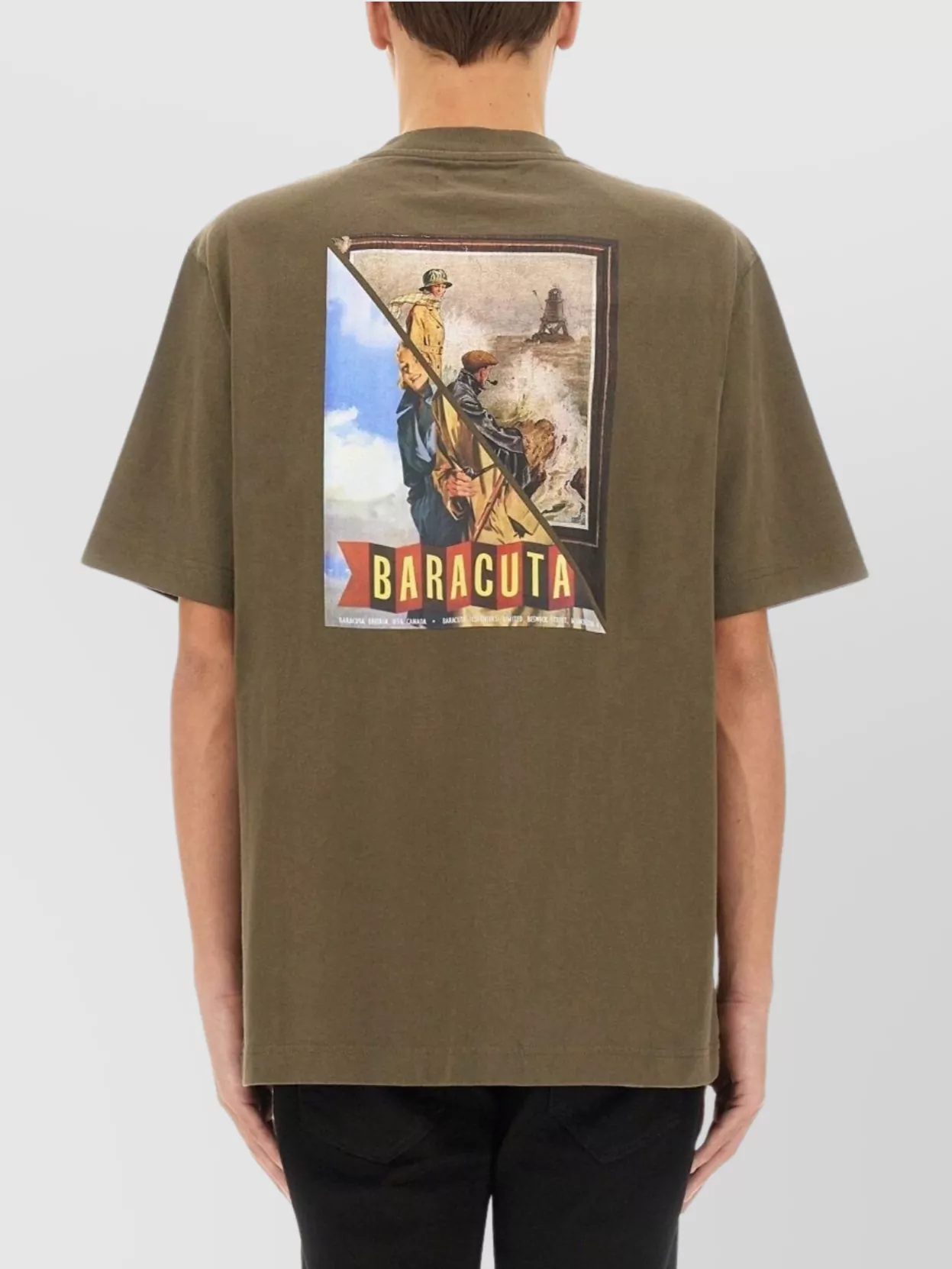 Barbour Logo Crew Neck T-Shirt Graphic Print