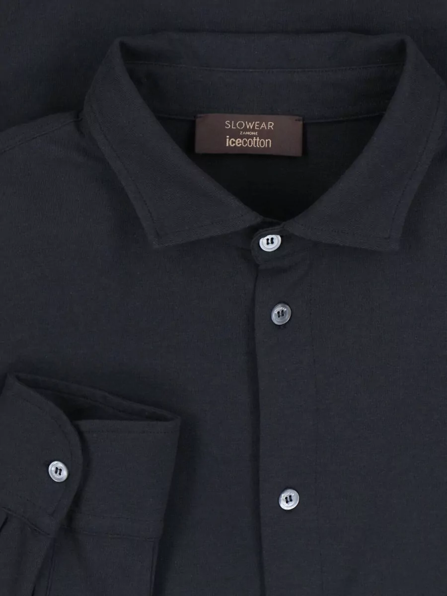 Zanone Shirt Long Sleeves Cuffed Cuffs Style