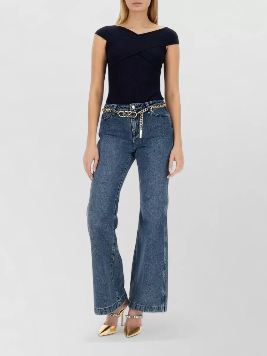 Michael Kors denim flared jeans