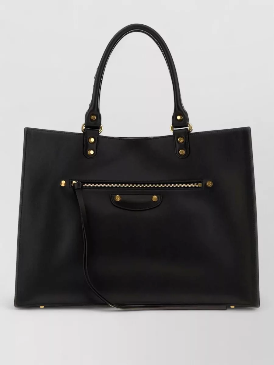 Balenciaga le city large leather tote bag
