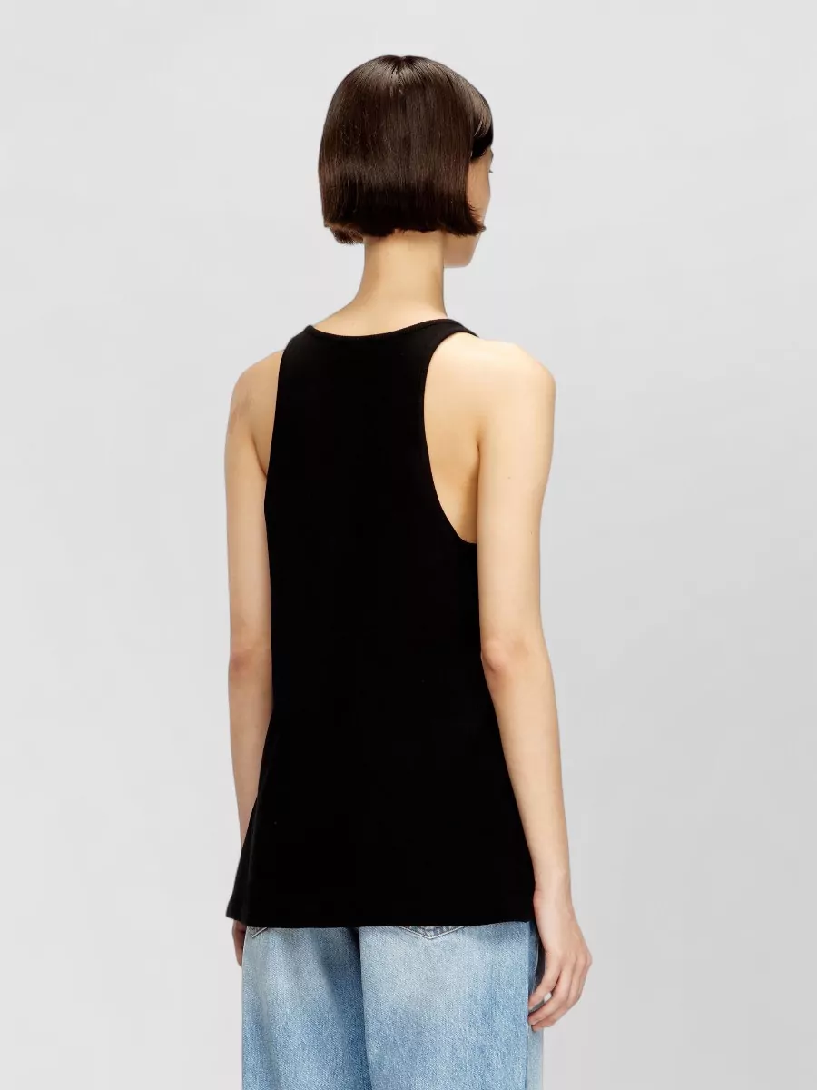 Diesel Ribbed Oversized Tank Top