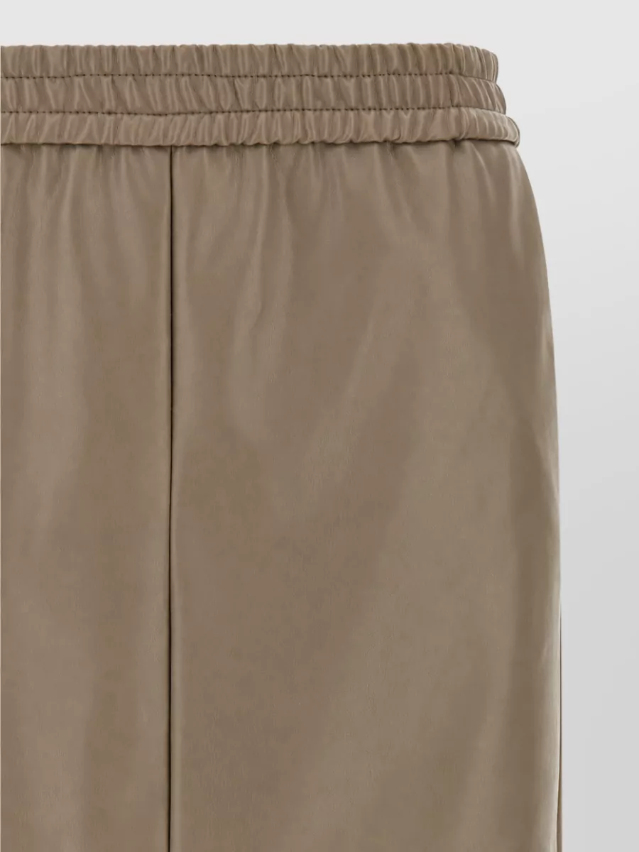 Nude High-Rise Trousers