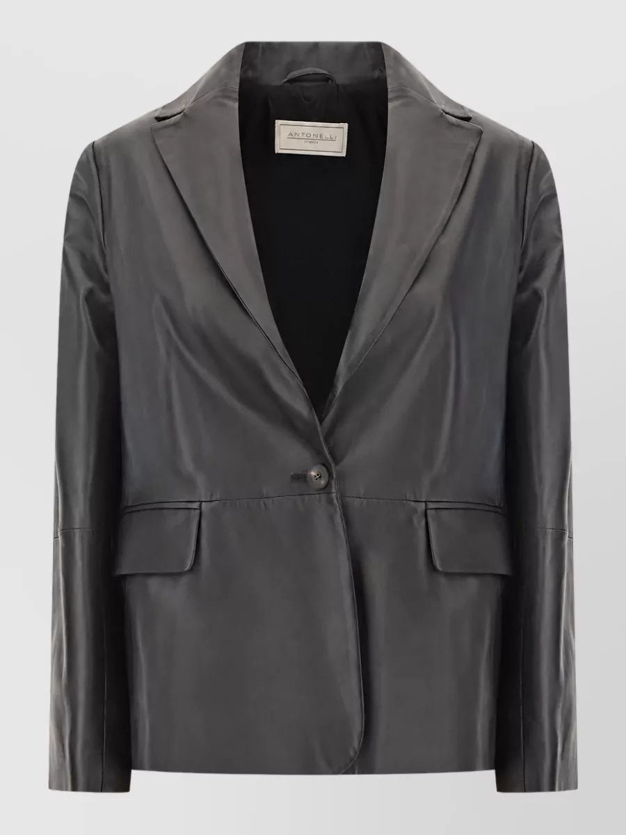 Antonelli Firenze leather coat