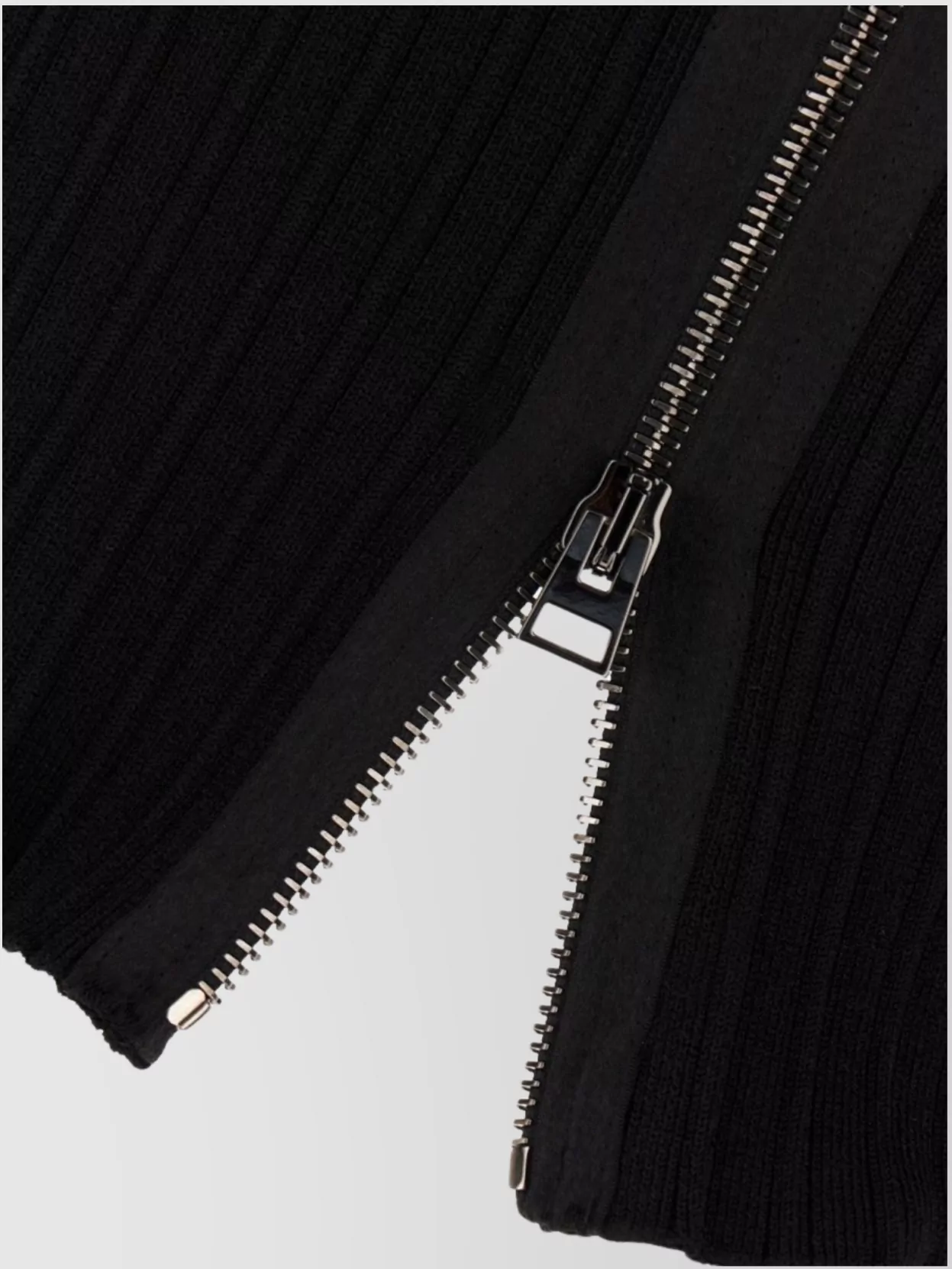 Tom Ford Ribbed Silk Blend Skirt With Elastic Waist