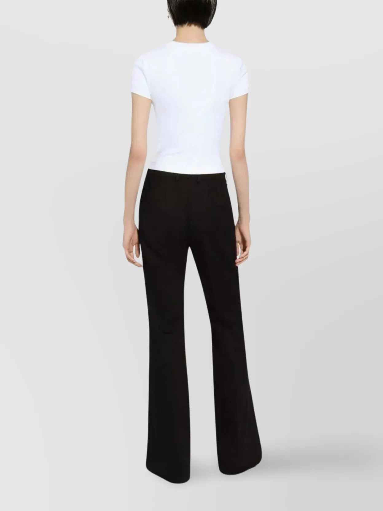 Dolce&Gabbana Lettering Ribbed Fitted Top