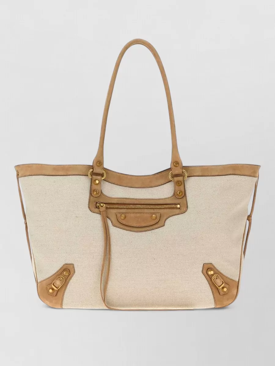 Balenciaga le city canvas tote bag