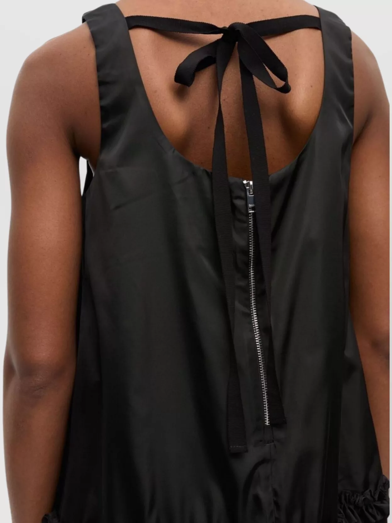 Ganni Zip-Fastening Pocket Mini Dress