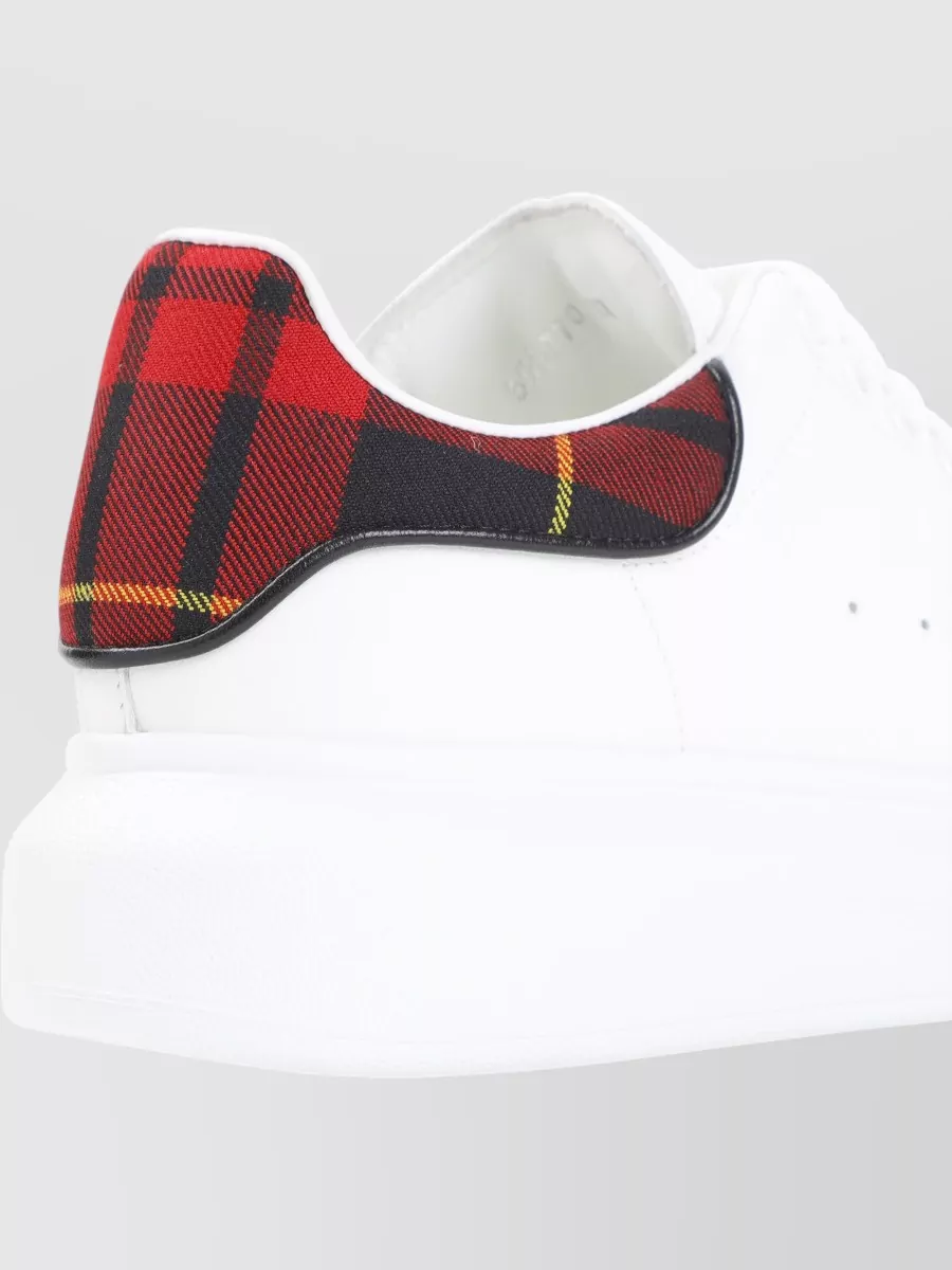 Alexander Mcqueen Leather Oversized Low-Top Sneakers