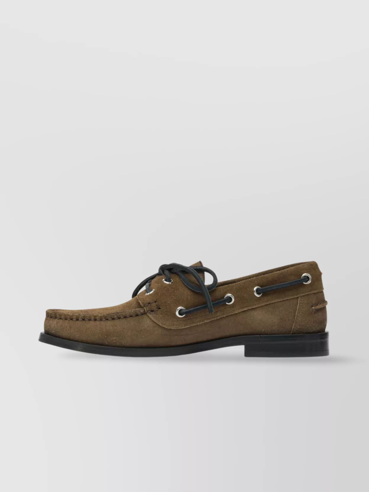 Aeyde Slip-Ons With Suede Finish And Lace Detail