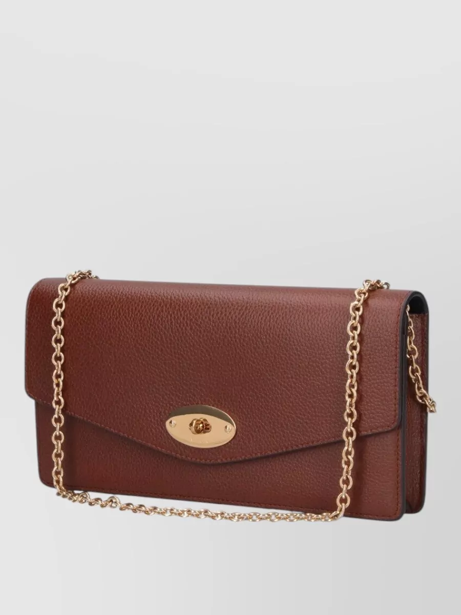 Mulberry Chain Strap Leather Purse And Cardholder