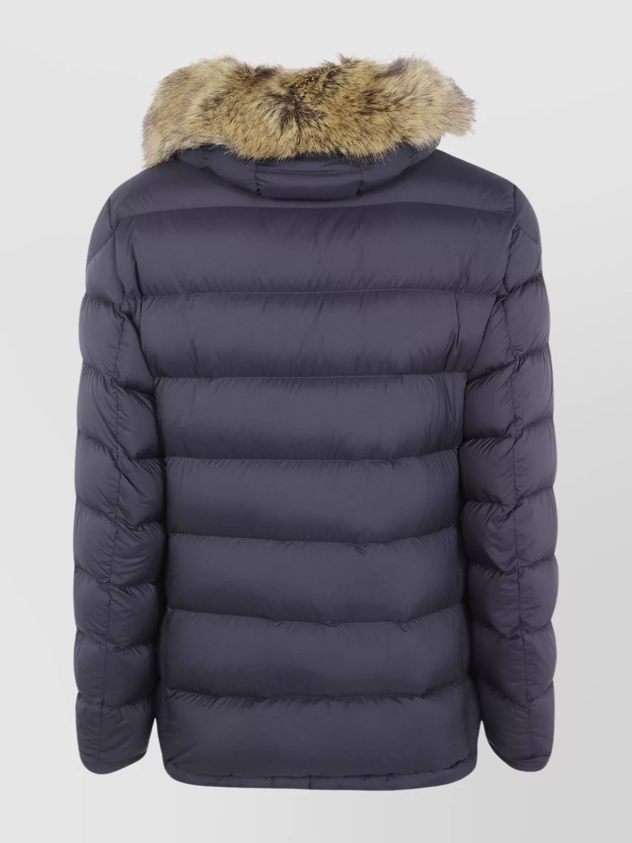 Moncler Short Parka With Quilted Design And Hood