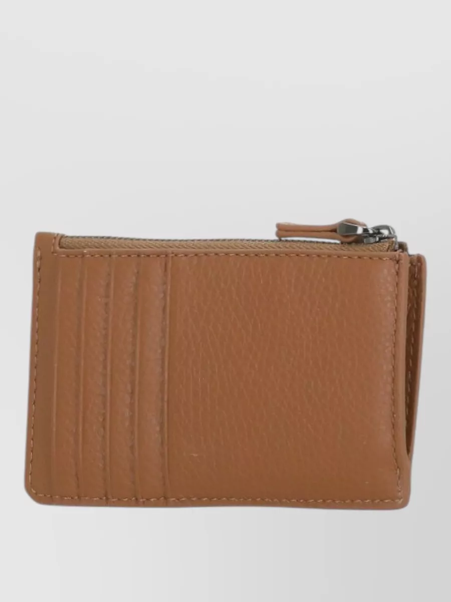 Coccinelle Textured Leather Womens Wallet Pebbled Finish