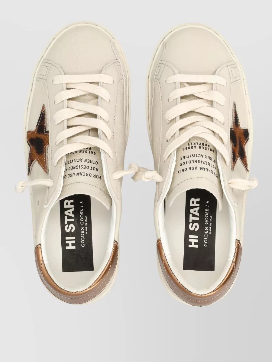 Golden Goose Leather Low-Top Sneakers
