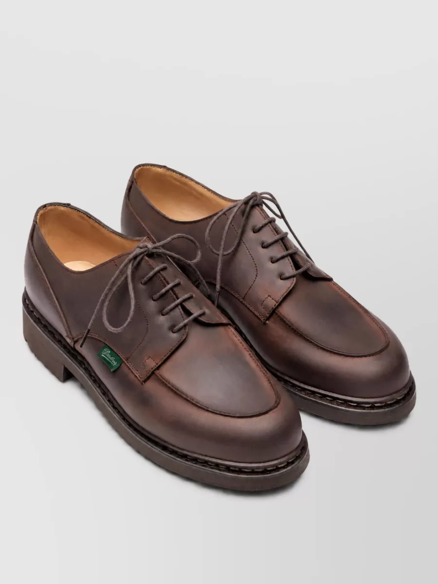 Paraboot leather derby shoes
