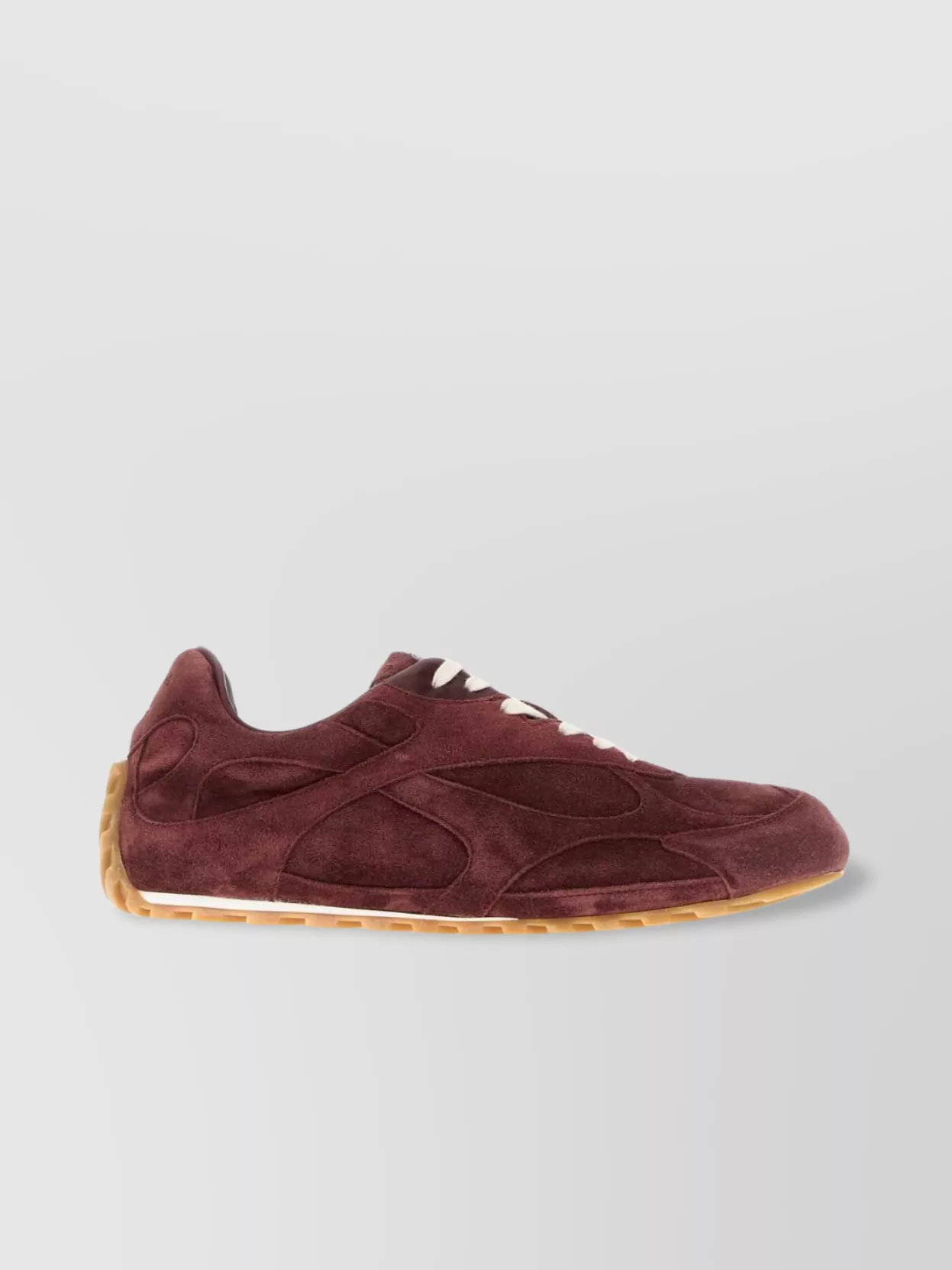 Bottega Veneta Suede Orbit Fish Sneakers With Textured Panels
