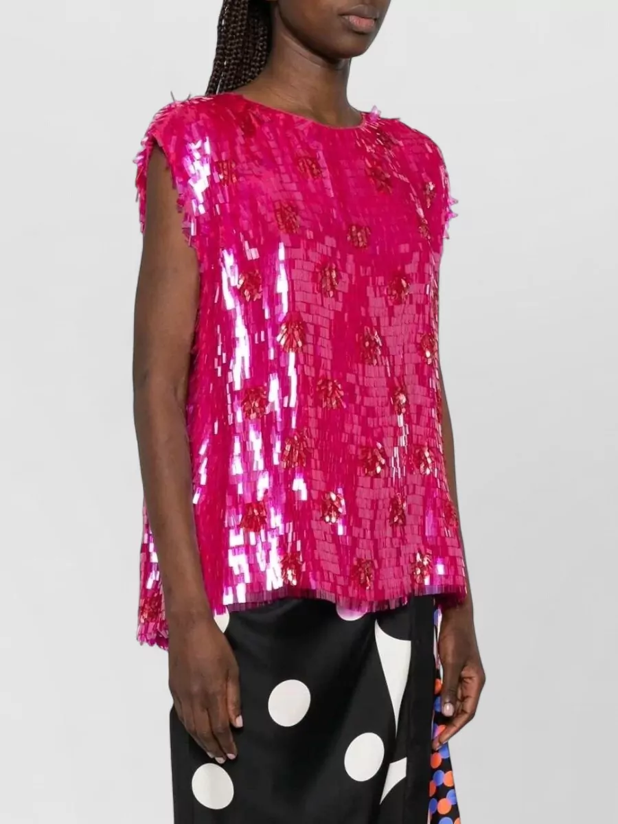 Dries Van Noten Silk Embroidered Blouse