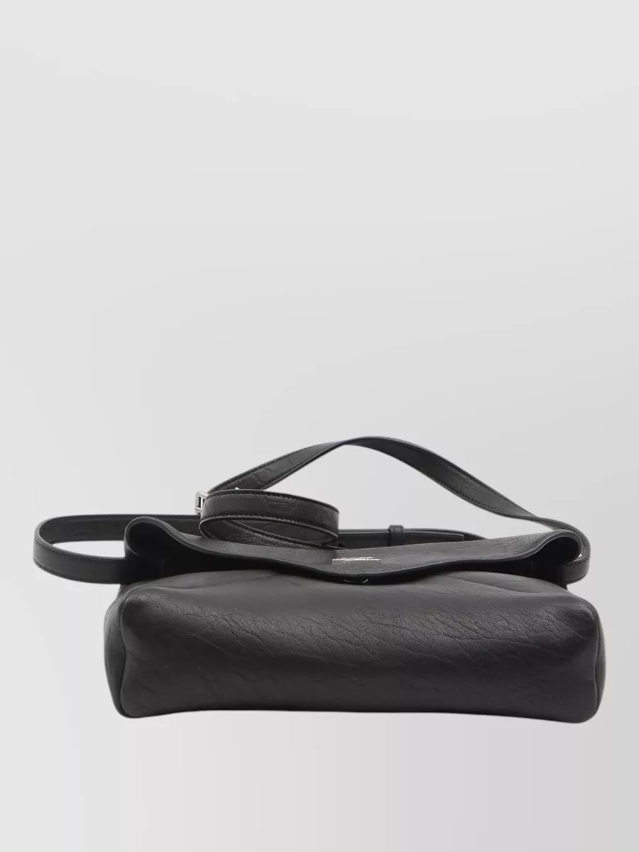 Saint Laurent Lambskin Messenger Crossbody Bag