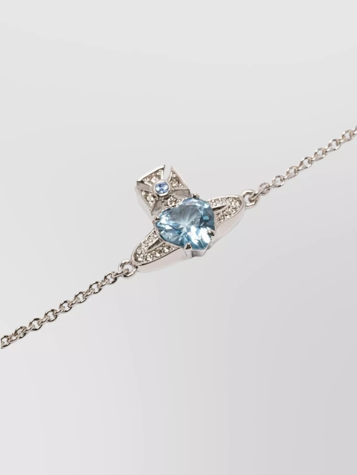 Vivienne Westwood Adjustable Length Gemstone Chain Bracelet