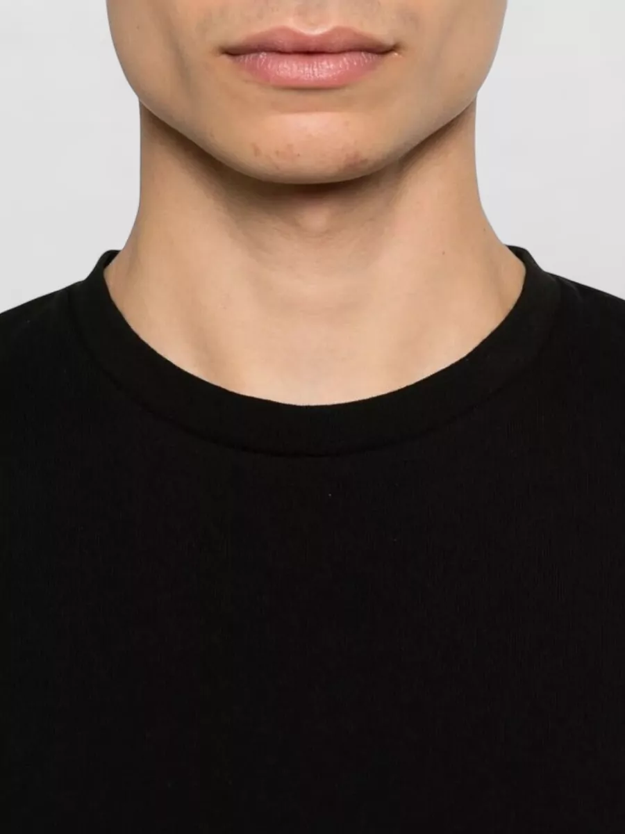 Saint Laurent Cotton Crew Neck Short Sleeve T Shirt