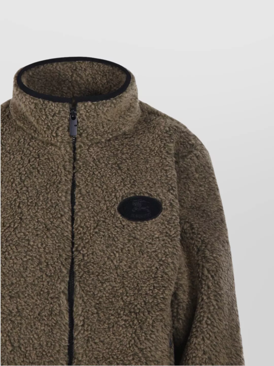 Burberry Fleece High Collar Long Sleeves Jacket