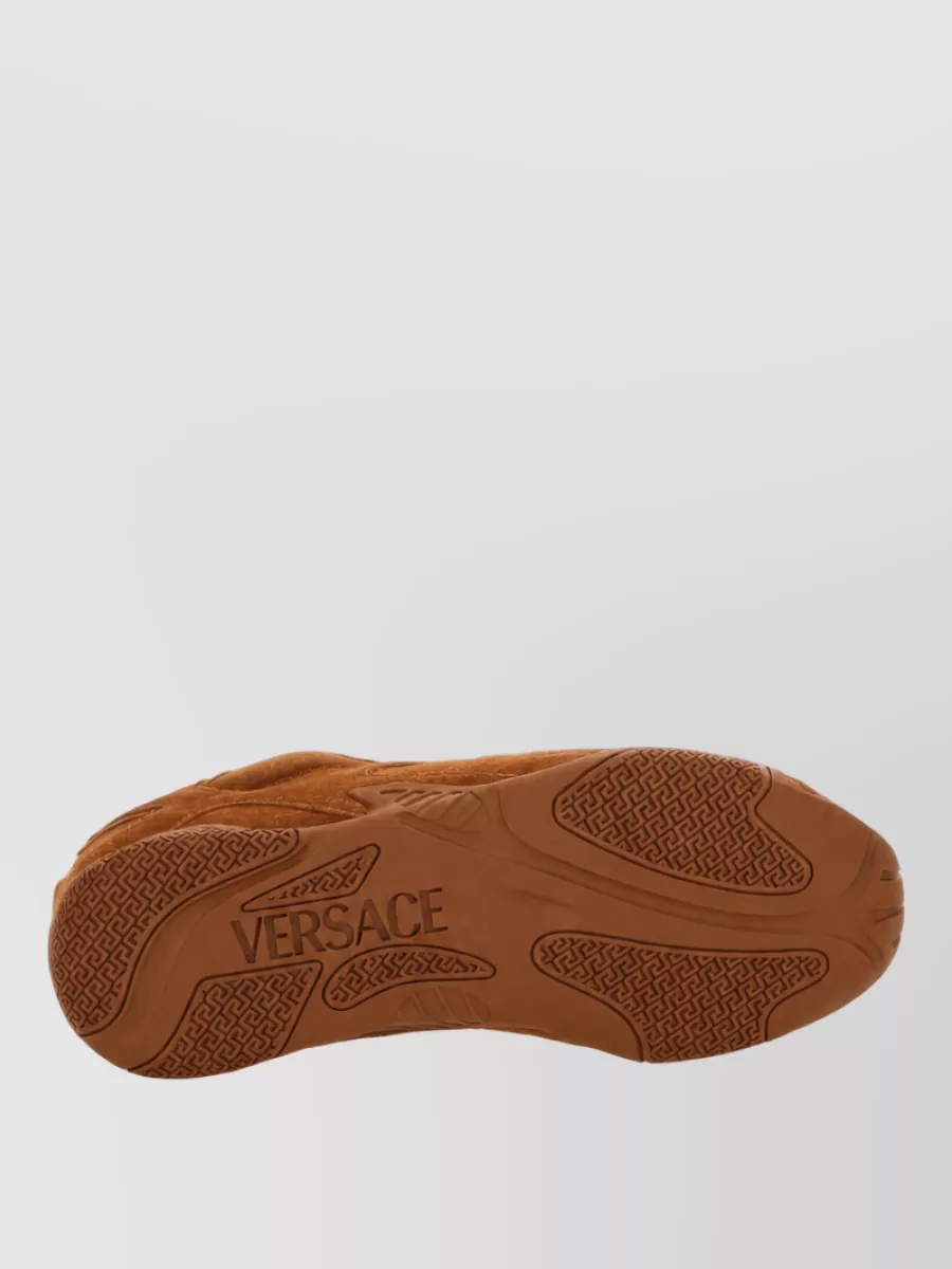Versace Leather Low-Top Sneakers