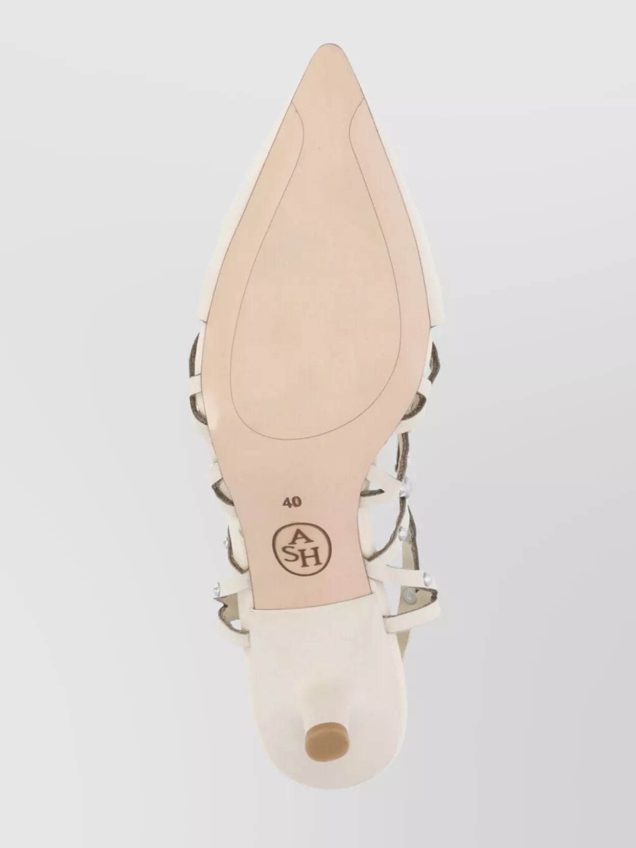 Ash Studded Slingback Kitten Heel Sandals