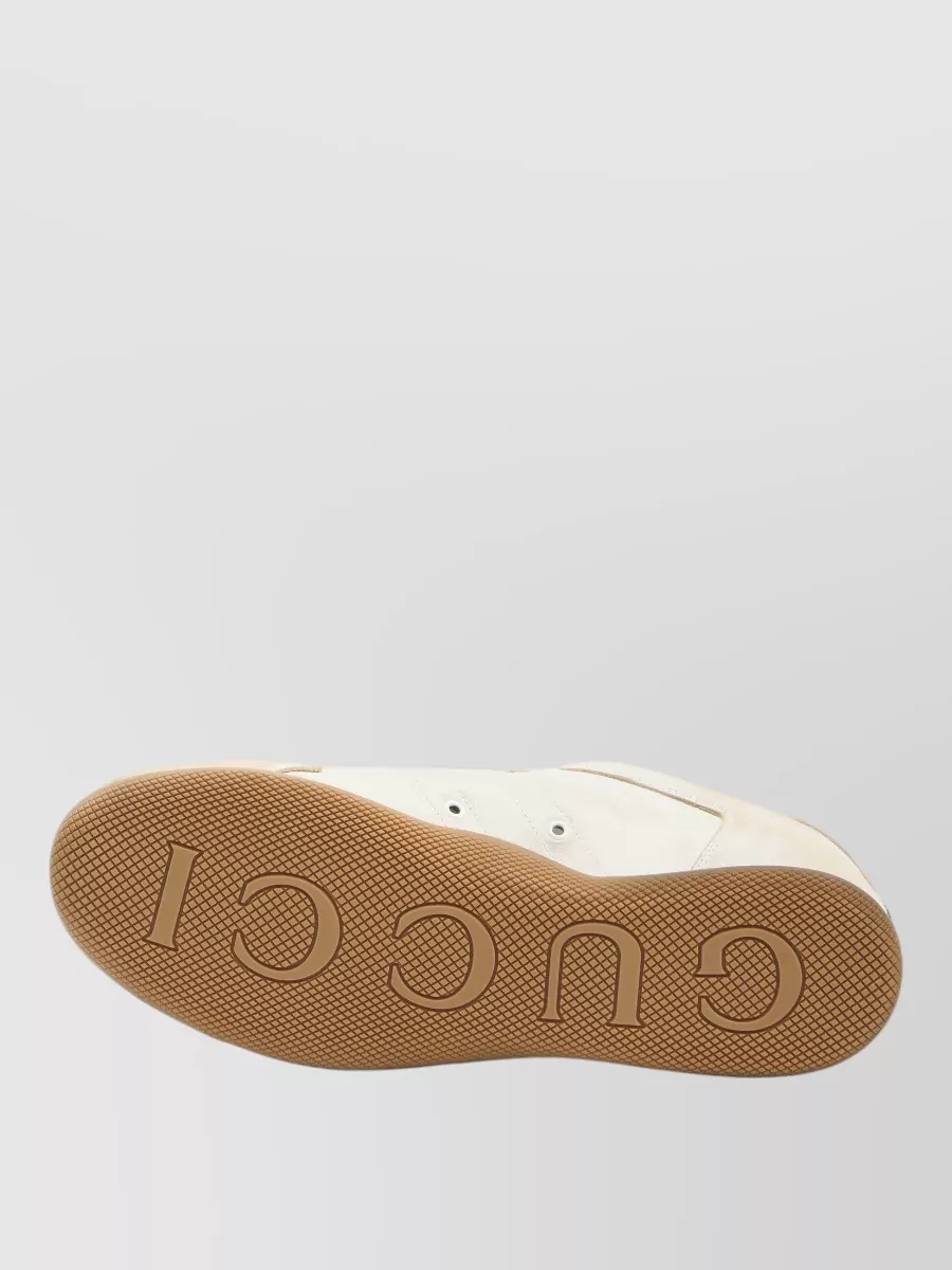 Gucci Rochelle Low Top Leather Sneakers