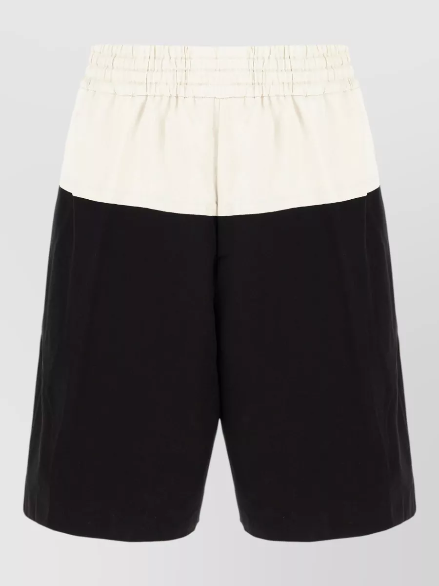 Dries Van Noten two-tone chino shorts