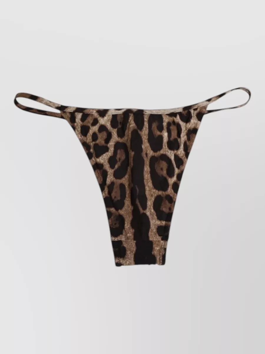 Dolce&Gabbana leopard thong briefs