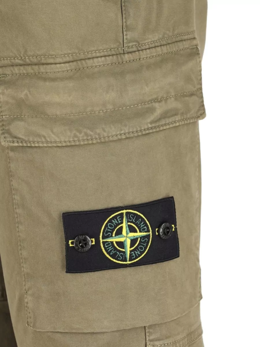 Stone Island Cotton Regular-Fit Cargo Shorts