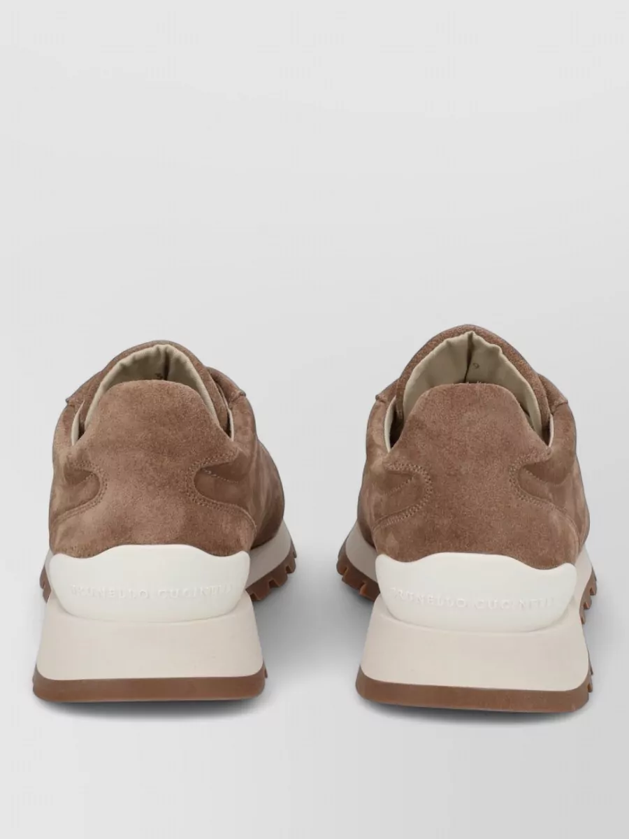 Brunello Cucinelli Suede Lace-Up Sneakers