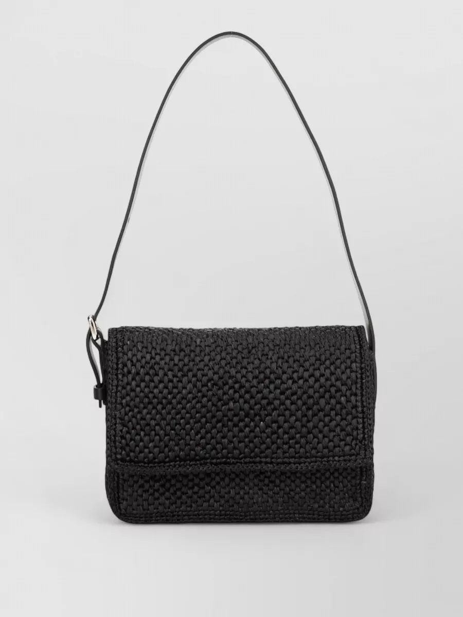 Manebi raffia tote shoulder bag