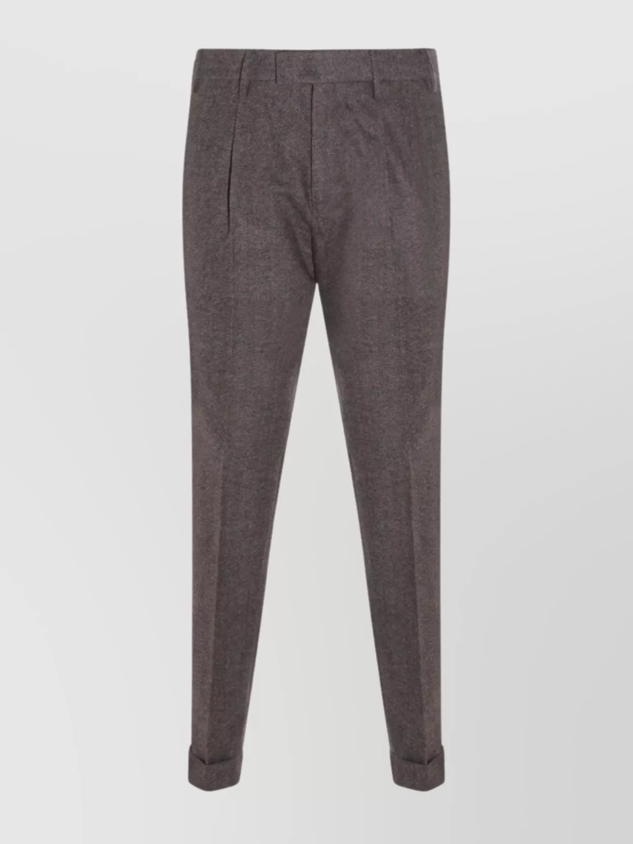 Pt Torino Relaxed Trousers With Pleated Front And Cuffs
