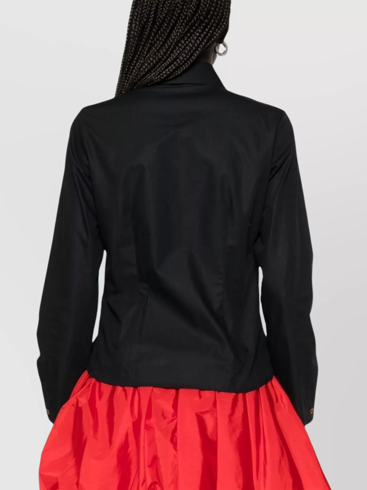 Vivienne Westwood Oversized Cotton Shirt With Buttoned Cuffs