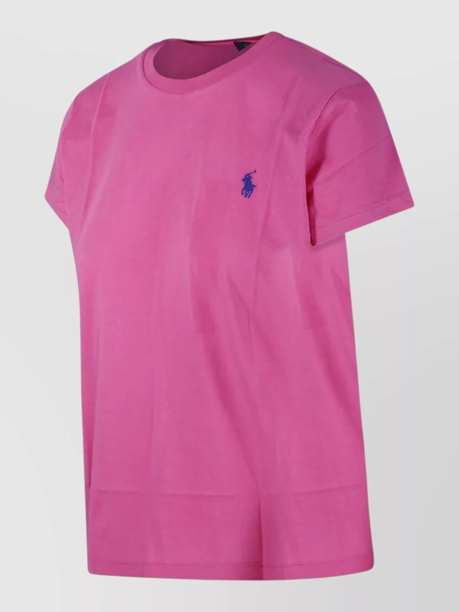Ralph Lauren Short Sleeve Crew Neck Cotton Top