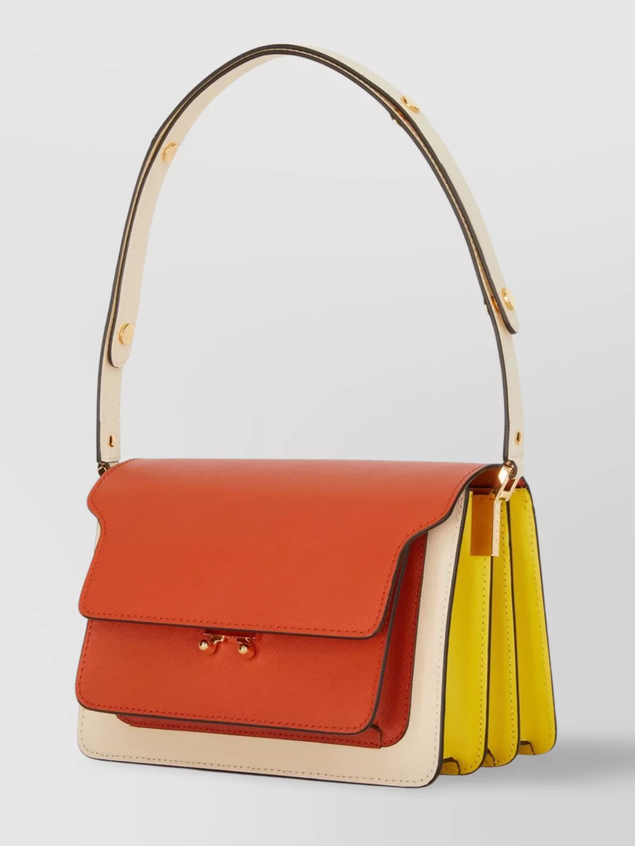 Marni Shoulder Bags With Adjustable Strap And Color Block Design