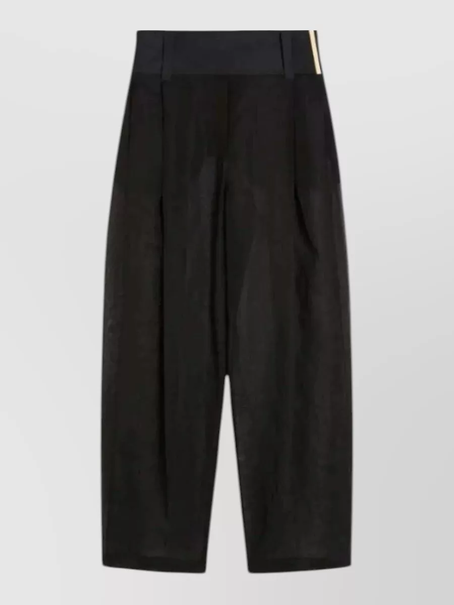 Sportmax Semi-Sheer Wide-Leg Trousers