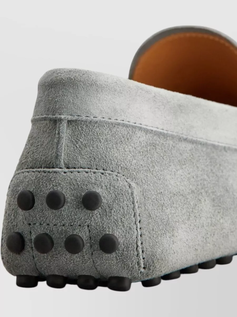 Tod's Loafers Suede Bow Detail Round Toe