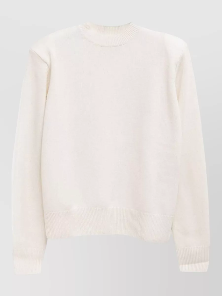 The Frankie Shop cashmere merino wool crewneck sweater
