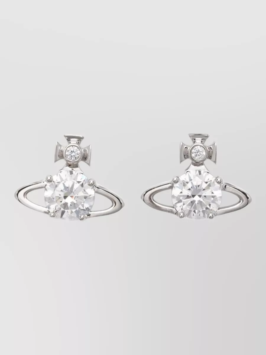 Vivienne Westwood crystal embellished earrings