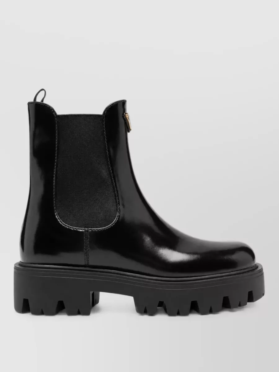 Prada Leather Ankle Boots