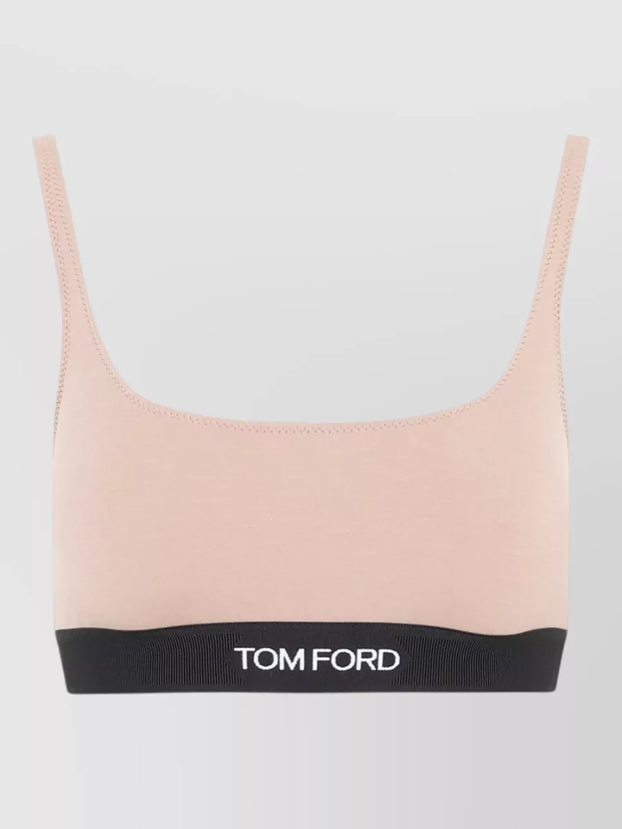 Tom Ford Modal Bra Scoop Neckline Elastic Underband