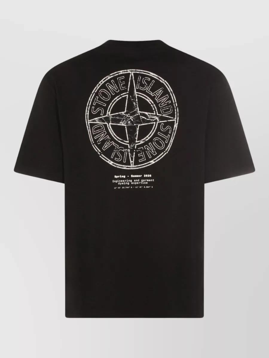 Stone Island Short Sleeve Crew Neck Casual T-Shirt